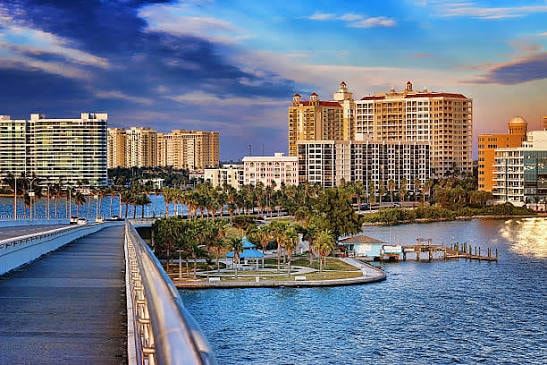 Sarasota area cityscape